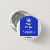 Badge Rond 2,50 Cm Bouton : Gardez la palourde que c'est seulement (Devant & derrière)