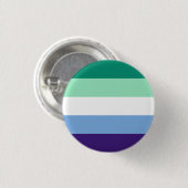 Badge Rond 2,50 Cm Bouton Gay Male Pride (Devant & derrière)