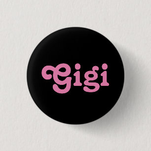 Badge Rond 2,50 Cm Bouton Gigi
