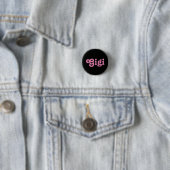 Badge Rond 2,50 Cm Bouton Gigi (En situation)