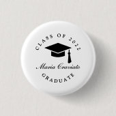 Badge Rond 2,50 Cm Bouton Graduation personnalisée (Devant)