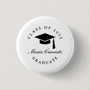 Badge Rond 2,50 Cm Bouton Graduation personnalisée