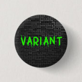 Badge Rond 2,50 Cm Bouton Graffiti vert VARIANT (Devant)