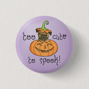 Badge Rond 2,50 Cm Bouton Halloween Bruxelles Griffon Pinback