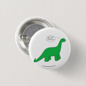 Badge Rond 2,50 Cm Bouton harcelant de sentiment (Devant & derrière)