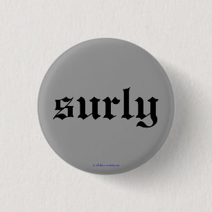 Badge Rond 2,50 Cm bouton - hargneux