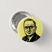 Badge Rond 2,50 Cm Bouton Harry Truman (Devant & derrière)