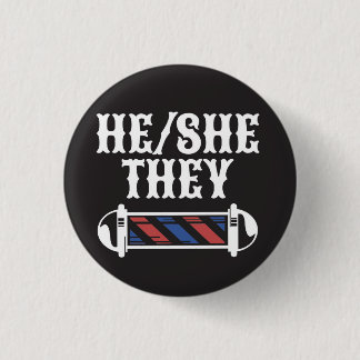 Badge Rond 2,50 Cm Bouton HE/SHE/ILS Pronoun