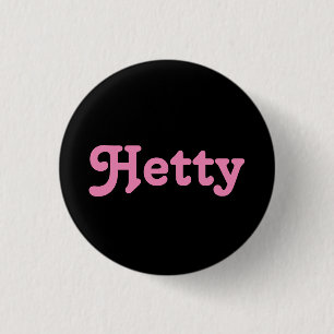 Badge Rond 2,50 Cm Bouton Hetty