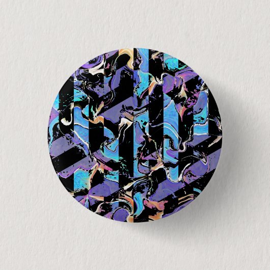Badge Rond 2,50 Cm Bouton hideux (Devant)