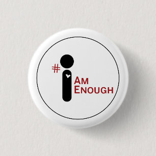 Badge Rond 2,50 Cm Bouton #IAmEnough