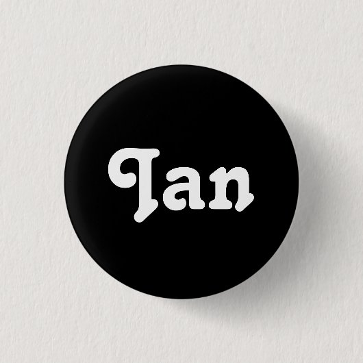 Badge Rond 2,50 Cm Bouton Ian (Devant)