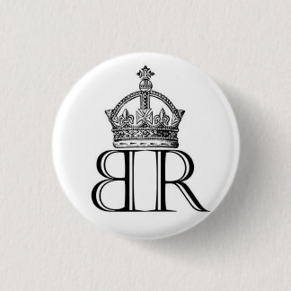 Badge Rond 2,50 Cm Bouton impitoyable de logo de couronne de bébé