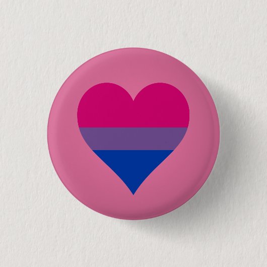 Badge Rond 2,50 Cm Bouton indicateur Bisexualité (Devant)