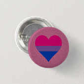 Badge Rond 2,50 Cm Bouton indicateur Bisexualité (Devant & derrière)