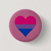 Badge Rond 2,50 Cm Bouton indicateur Bisexualité (Devant)