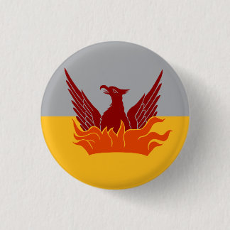 Badge Rond 2,50 Cm Bouton Indicateur d'or du brouillard SF