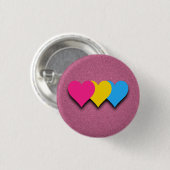 Badge Rond 2,50 Cm Bouton indicateur Pansexualité (Devant & derrière)