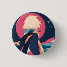 Bouton inspiré d'anime à collectionner 12 Voyageur