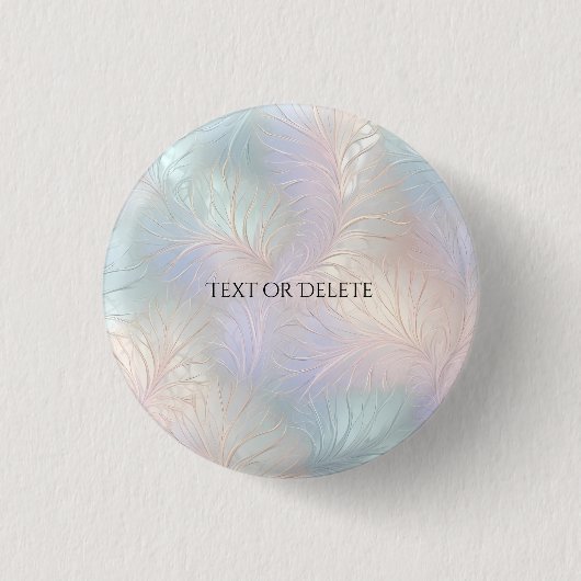 Badge Rond 2,50 Cm Bouton Iridescente Abstrait moderne (Devant)