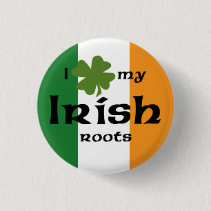 Badge Rond 2,50 Cm Bouton irlandais de fierté