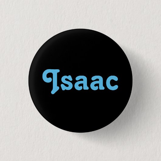 Badge Rond 2,50 Cm Bouton Isaac (Devant)