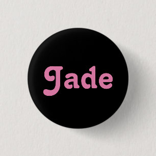 Badge Rond 2,50 Cm Bouton Jade