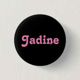 Badge Rond 2,50 Cm Bouton Jadine