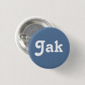 Badge Rond 2,50 Cm Bouton Jak (Devant & derrière)