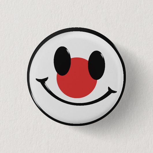 Badge Rond 2,50 Cm Bouton Japon (Devant)