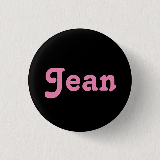 Badge Rond 2,50 Cm Bouton Jean (Devant)
