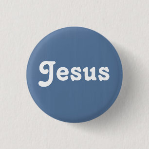 Badge Rond 2,50 Cm Bouton Jésus