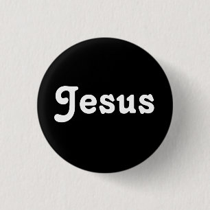 Badge Rond 2,50 Cm Bouton Jésus