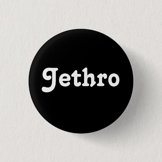 Badge Rond 2,50 Cm Bouton Jethro (Devant)