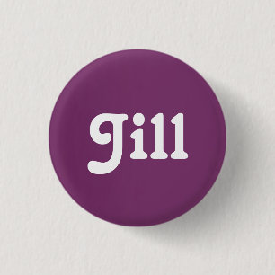 Badge Rond 2,50 Cm Bouton Jill