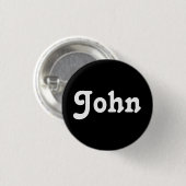 Badge Rond 2,50 Cm Bouton John (Devant & derrière)