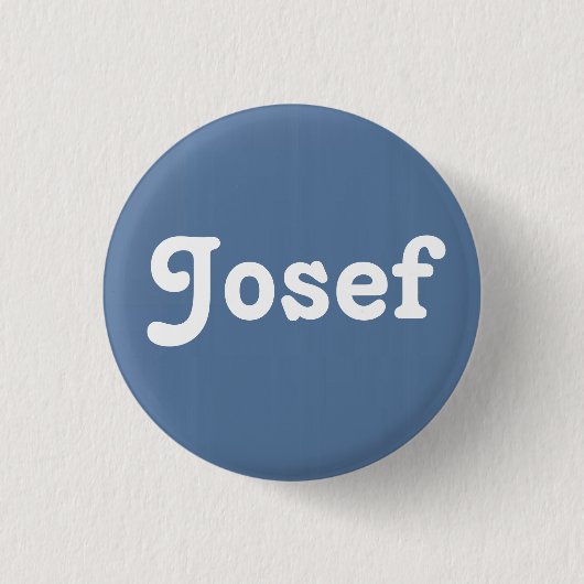 Badge Rond 2,50 Cm Bouton Josef (Devant)