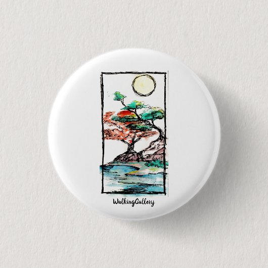 Badge Rond 2,50 Cm Bouton Jour (Devant)