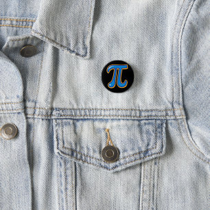 Badge Rond 2,50 Cm Bouton Jour Pi - Amusant et curieux amoureux des m