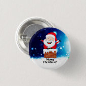 Badge Rond 2,50 Cm Bouton Joyeux Noël rond (Devant & derrière)