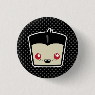 Badge Rond 2,50 Cm Bouton Kawaii Dracula