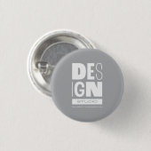 Badge Rond 2,50 Cm Bouton Kean MGC Design Studio (Devant & derrière)
