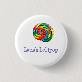 Badge Rond 2,50 Cm Bouton Lana's Lollipop 2