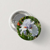Badge Rond 2,50 Cm Bouton Lavender Iris (Devant & derrière)