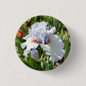 Badge Rond 2,50 Cm Bouton Lavender Iris (Devant)