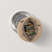 Badge Rond 2,50 Cm Bouton Livres Carterhaugh (Devant & derrière)