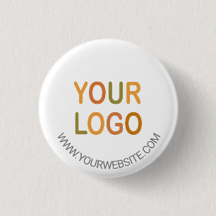 Badge Rond 2,50 Cm Bouton LOGO de marque professionnelle personnalis