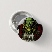 Badge Rond 2,50 Cm Bouton lumineux de yeux (Devant & derrière)