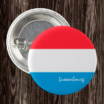 Badge Rond 2,50 Cm Bouton Luxembourg, Drapeau Luxembourg patriotique<br><div class="desc">Boutons : Drapeau Luxembourg & Luxembourg - J'aime mon pays,  voyage,  vacances,  patriotes nationaux / fans sportifs</div>