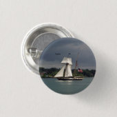 Badge Rond 2,50 Cm Bouton Lynx (Devant & derrière)